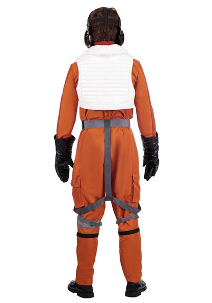 Men's Star Wars Deluxe Poe Dameron Costume Pilot Suit - US 9383