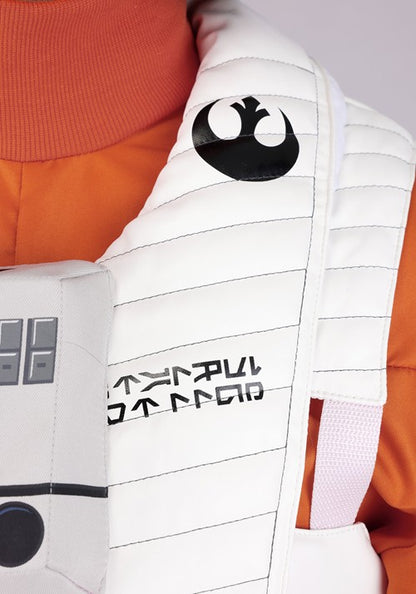 Men's Star Wars Deluxe Poe Dameron Costume Pilot Suit - US 9383