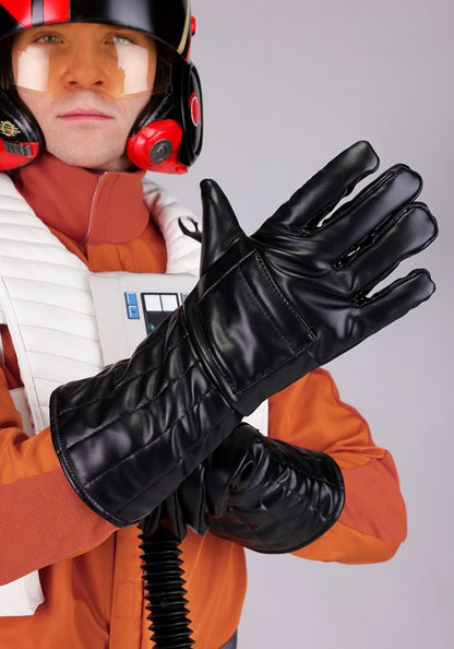 Men's Star Wars Deluxe Poe Dameron Costume Pilot Suit - US 9383