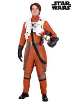 Men's Star Wars Deluxe Poe Dameron Costume Pilot Suit - US 9383