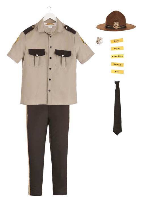 Adult Super Troopers Costume - US 0233