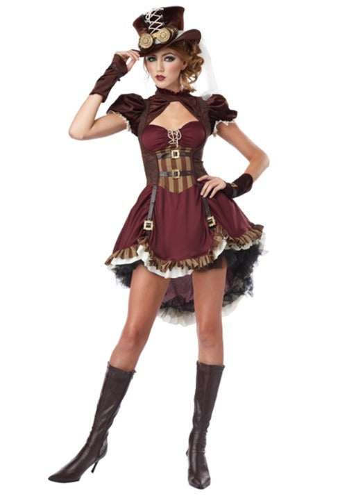 Steampunk Lady Costume for Women - US 3157