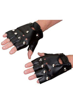 Studded Biker Costume Gloves for Adults - US 3482
