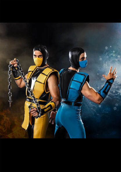 Men's Sub-Zero Mortal Kombat Costume - US 9479