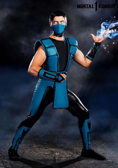 Men's Sub-Zero Mortal Kombat Costume - US 9479
