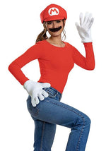 Adult Super Mario Elevated Mario Costume Accessory Kit - US 7600