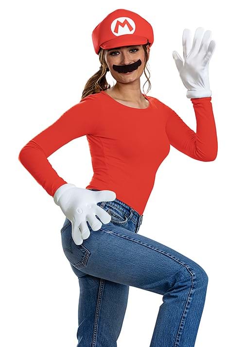 Adult Super Mario Elevated Mario Costume Accessory Kit - US 7600