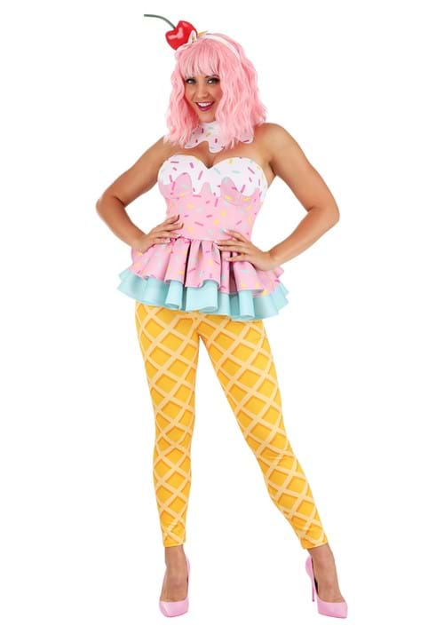 Sweet Treat Ice Cream Costume for Women - US 3824