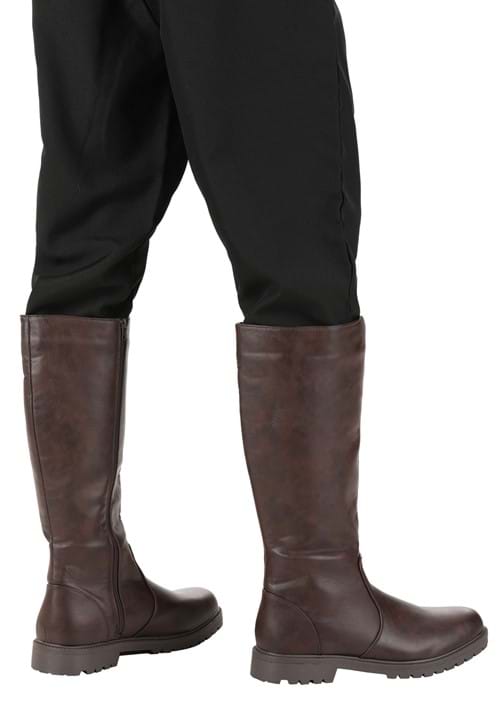 Adult Tall Brown Costume Boots - US 0394