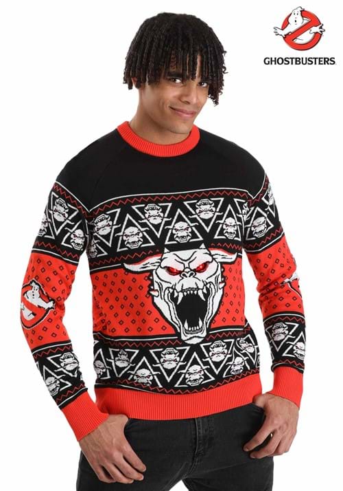 Terror Dog Ghostbusters Adult Sweater - US 1673