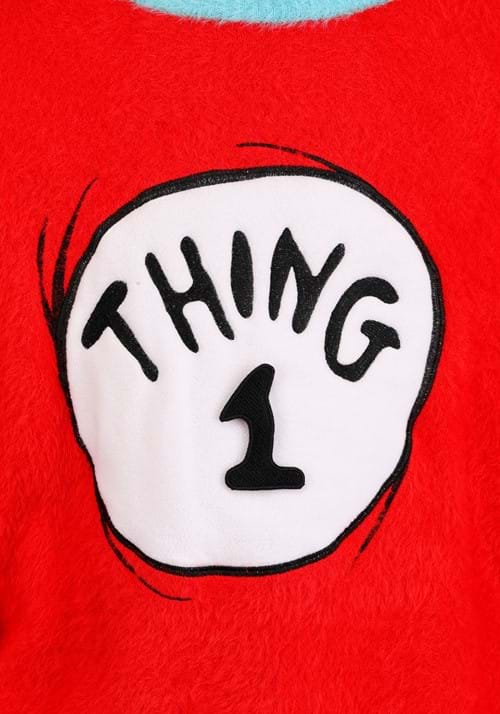 Dr. Seuss Adult Thing 1 & 2 Christmas Sweater - US 3222