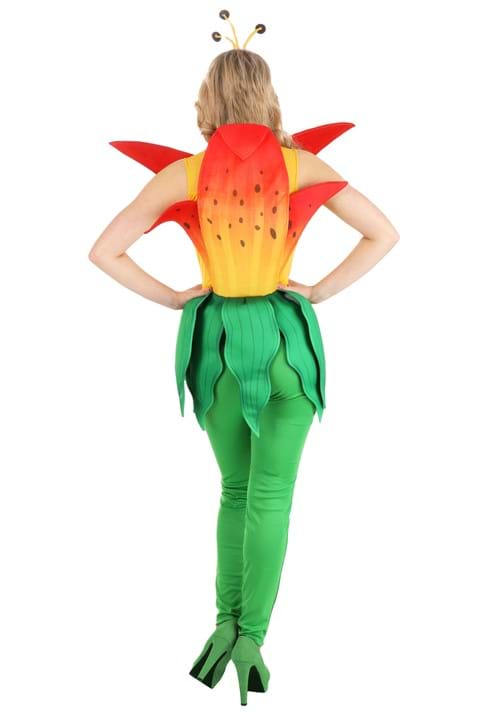 Tiger Lily Flower Costume for Women - US 4290
