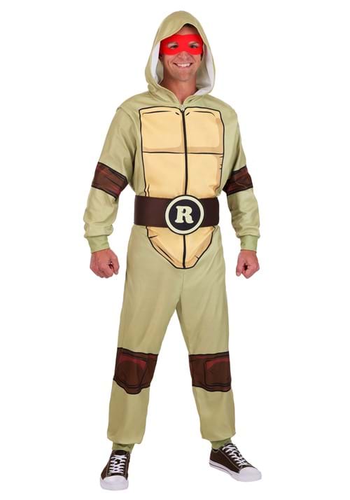 Adult Teenage Mutant Ninja Turtles Hooded Jumpsuit Costume - US 9590
