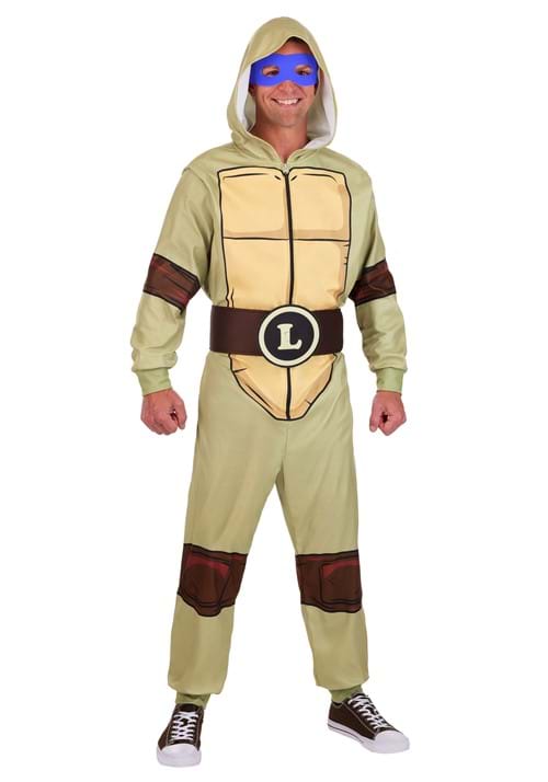 Adult Teenage Mutant Ninja Turtles Hooded Jumpsuit Costume - US 9590