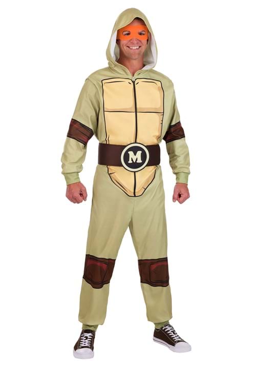 Adult Teenage Mutant Ninja Turtles Hooded Jumpsuit Costume - US 9590