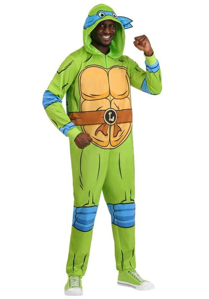 Adult Teenage Mutant Ninja Turtles Leonardo Costume Onesie - US 2611