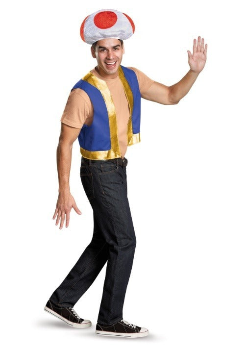 Super Mario Bros. Toad Costume Kit for Adults - US 6844