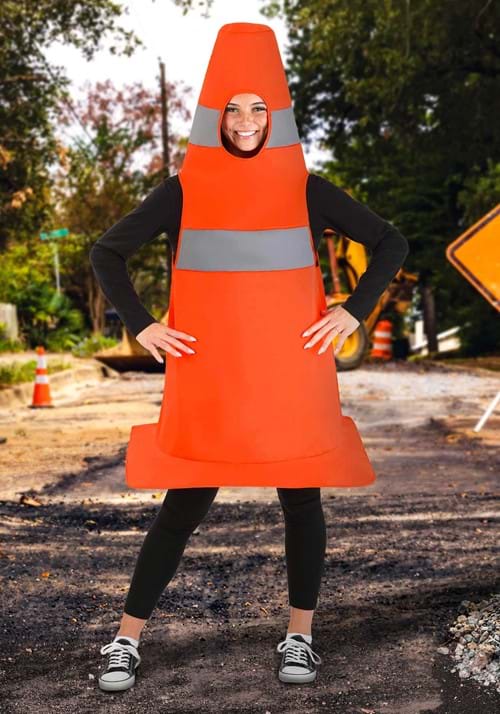 Traffic Cone Costume for Adults - US 5970