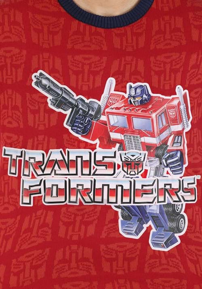 Ugly Christmas Transformers Sweater for Adults - US 6048