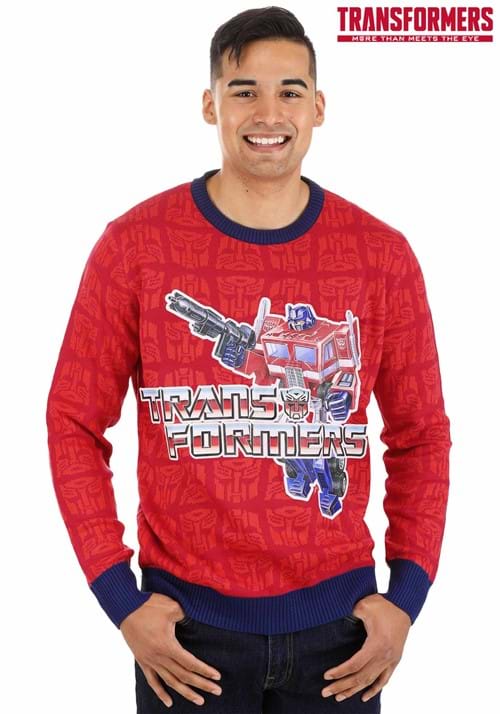 Ugly Christmas Transformers Sweater for Adults - US 6048