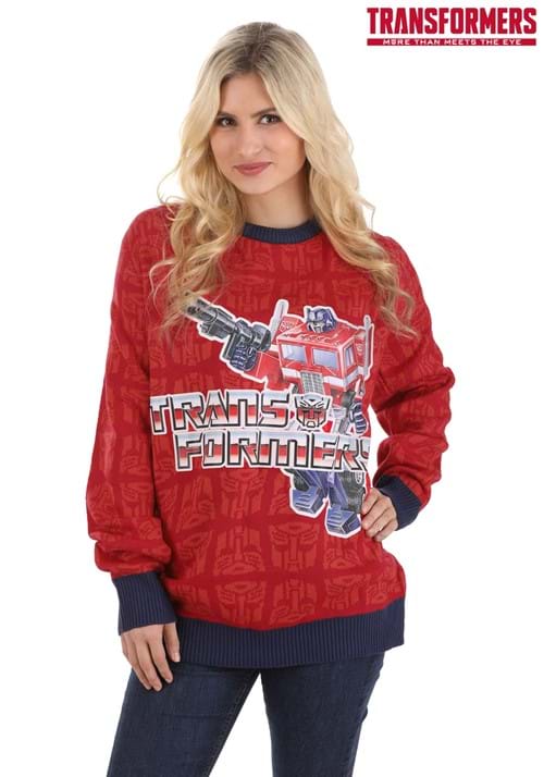 Ugly Christmas Transformers Sweater for Adults - US 6048