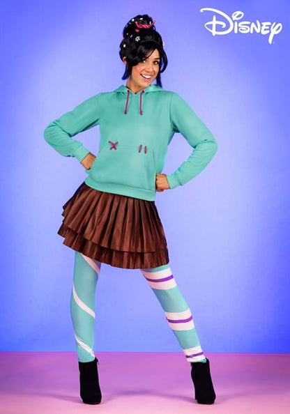 Vanellope Wreck It Ralph Costume for Women - US 3134