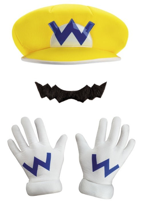 Super Mario Bros. Wario Costume Kit for Adults - US 0020