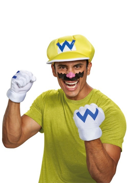 Super Mario Bros. Wario Costume Kit for Adults - US 0020