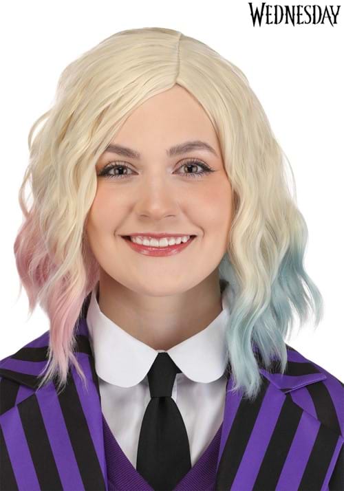 Women's Wednesday Enid Blonde Costume Wig - US 8753