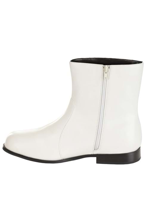 White Costume Boots for Adults - US 4868