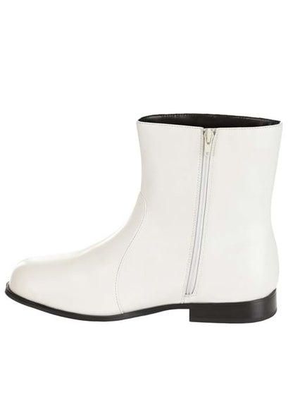 White Costume Boots for Adults - US 4868