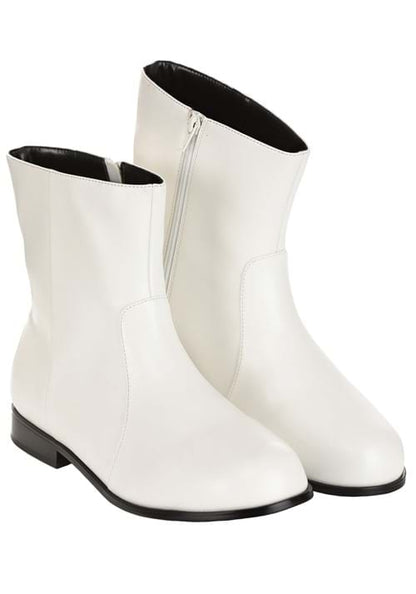 White Costume Boots for Adults - US 4868