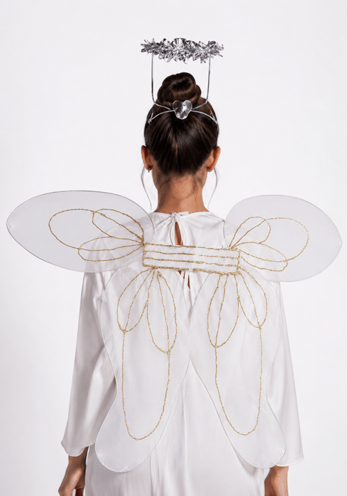 31-Inch Adult White Angel Costume Wings - US 7491