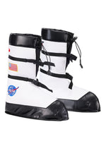 Adult White Astronaut Costume Boots - US 7451
