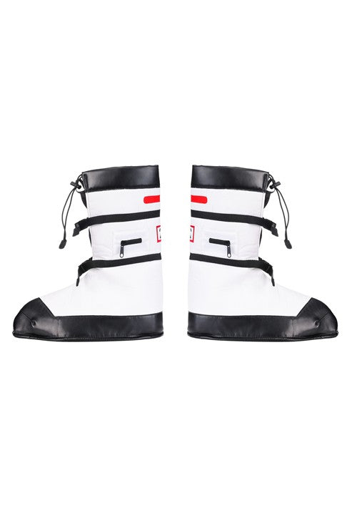 Adult White Astronaut Costume Boots - US 7451