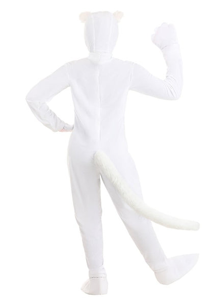 White Cat Costume for Adults - US 2596