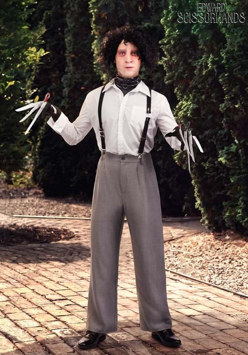 White Shirt Edward Scissorhands Men's Costume - US 6436