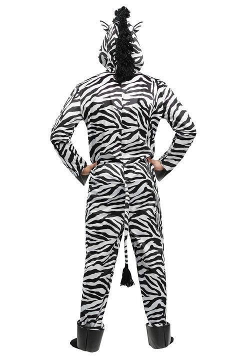 Wild Zebra Adult Costume - US 8485