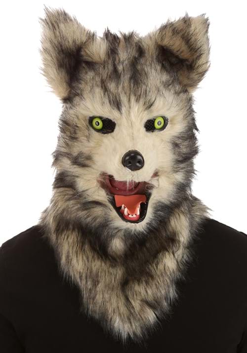 Wolf Mask with Mouth Mover for Adults - US 5886