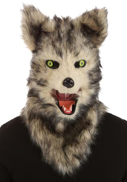 Wolf Mask with Mouth Mover for Adults - US 5886