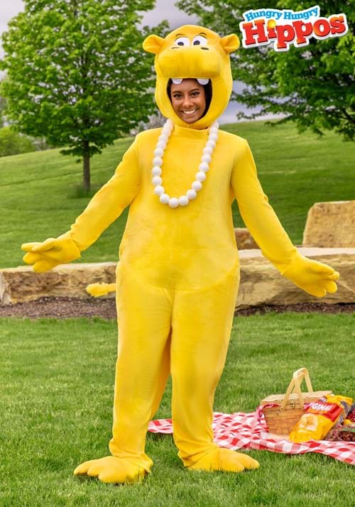 Yellow Hungry Hungry Hippos Costume for Adults - US 7543