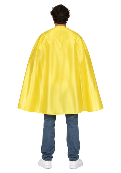 36-Inch Adult Yellow Superhero Costume Cape - US 3556