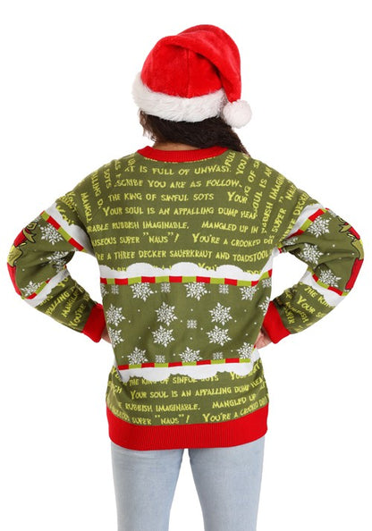 You're a Mean One Mr. Grinch Sweater for Adults - US 4947