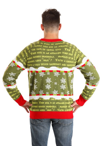You're a Mean One Mr. Grinch Sweater for Adults - US 4947