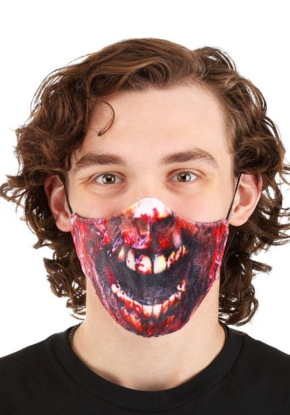 Adult's Zombie Sublimated Face Mask - US 6601