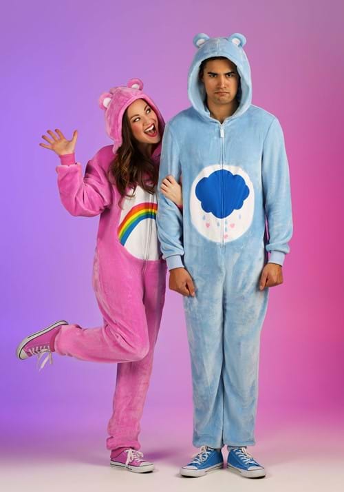 Cheer Bear Care Bears Onesie Costume for Adults - US 1879