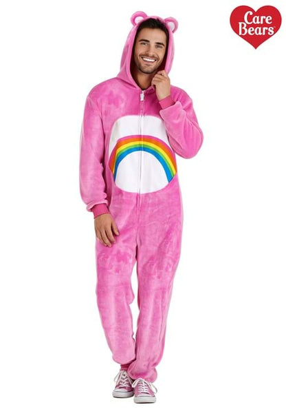 Cheer Bear Care Bears Onesie Costume for Adults - US 1879