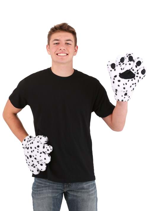 Adult Dalmatian Costume Gloves - US 9506