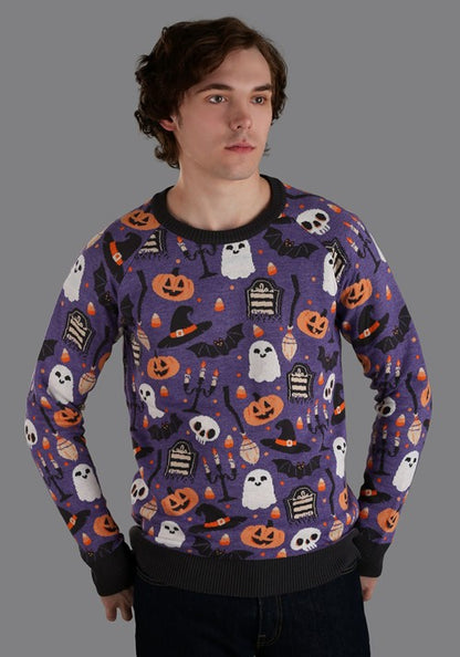 Halloween Mischief Adult Halloween Sweater - US 2261