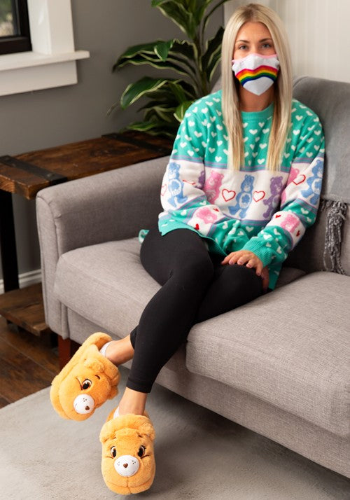 Adult Tenderheart Care Bear Slippers - US 7334